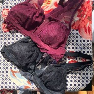 BNIB set of two VS bralettes